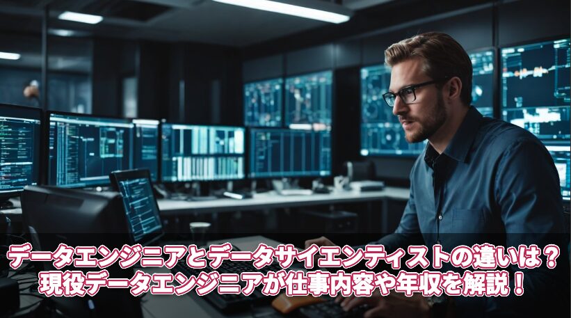 データエンジニアとデータサイエンティストの違いは？現役データエンジニアが仕事内容や年収を解説！