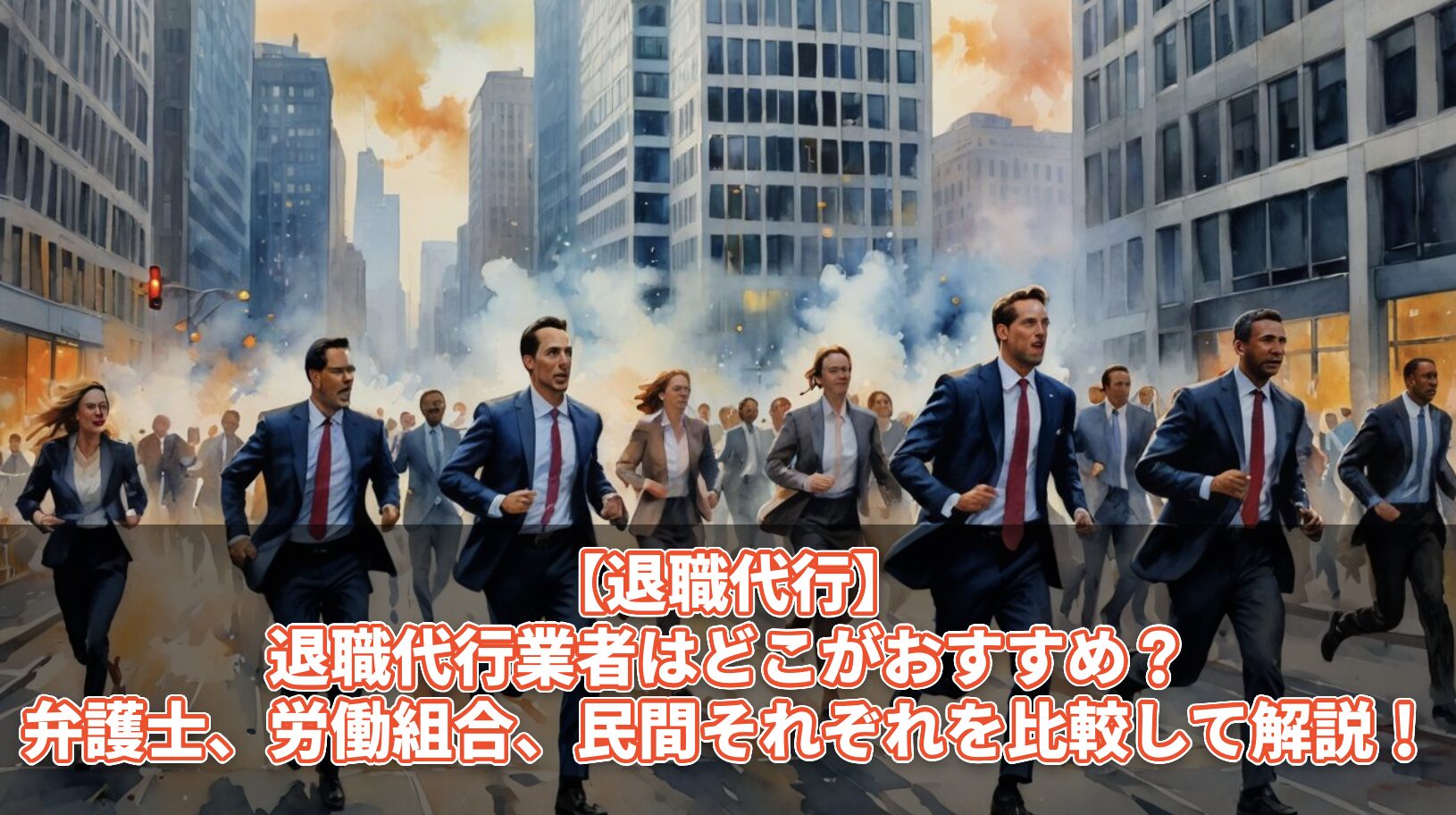 【退職代行】退職代行業者はどこがおすすめ？弁護士、労働組合、民間それぞれを比較して解説！