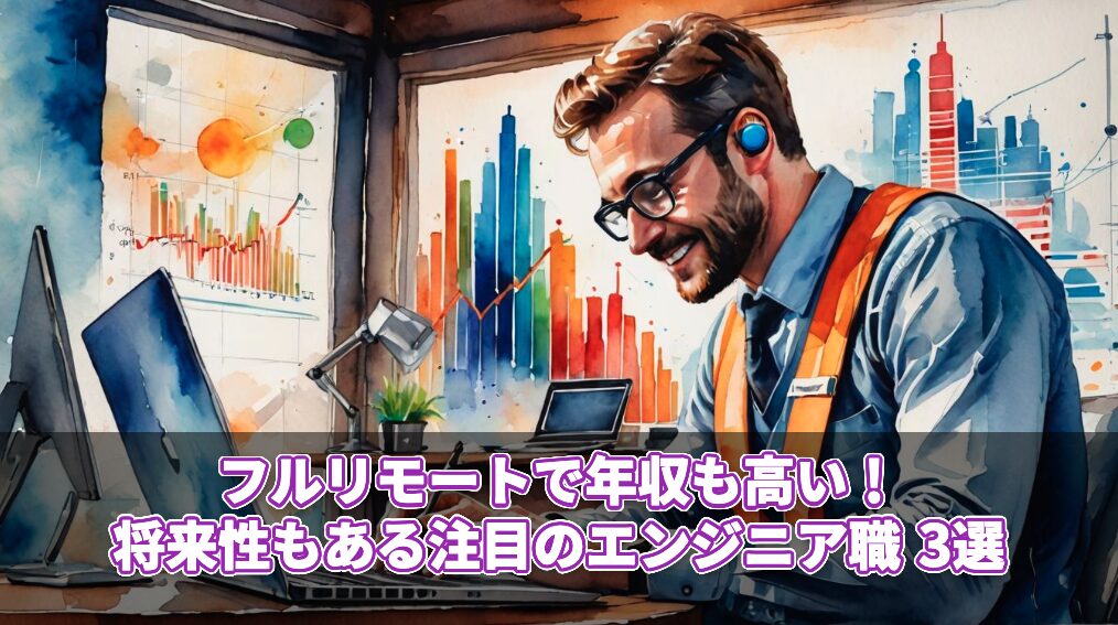 フルリモートで年収も高い!将来性もある注目のエンジニア職 3選