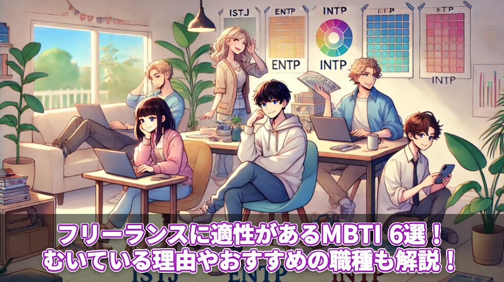 フリーランスに適性があるMBTI 6選！むいている理由やおすすめの職種も解説！