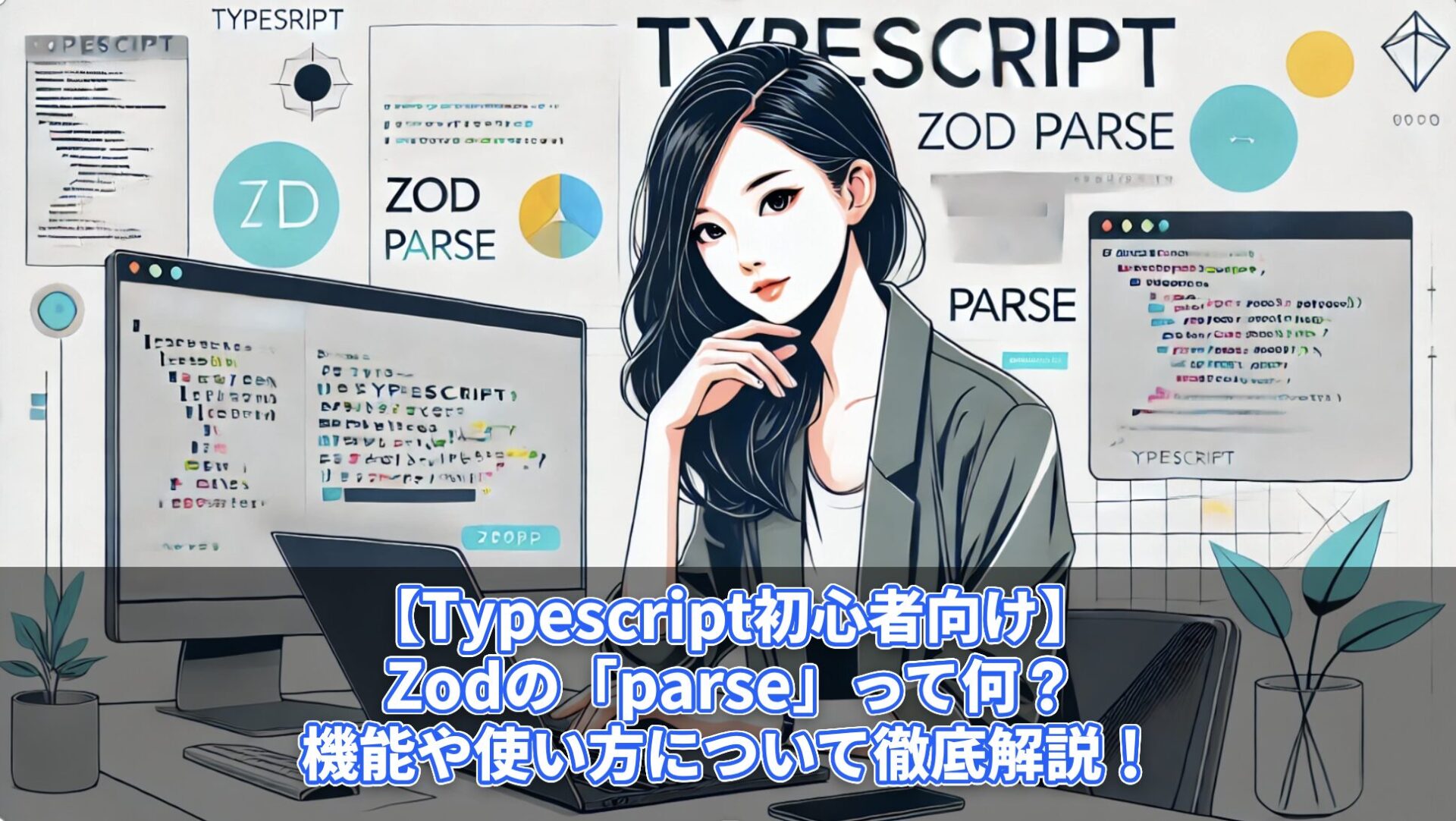 【Typescript初心者向け】Zodの「parse」って何？機能や使い方について徹底解説！
