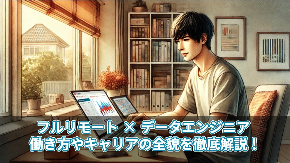 フルリモート × データエンジニアの働き方やキャリアの全貌を徹底解説！