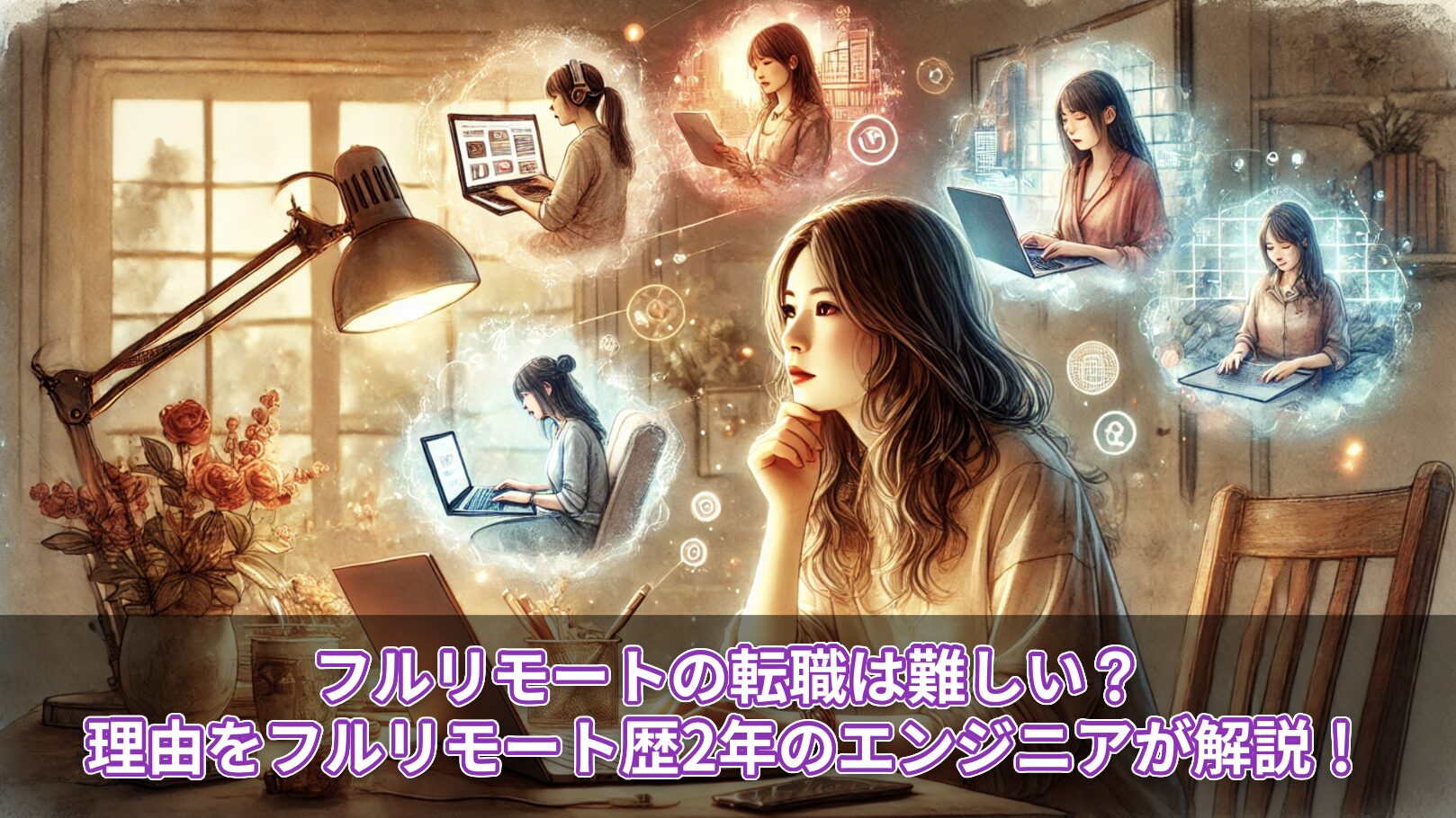 フルリモートの転職は難しい？理由をフルリモート歴2年のエンジニアが解説！