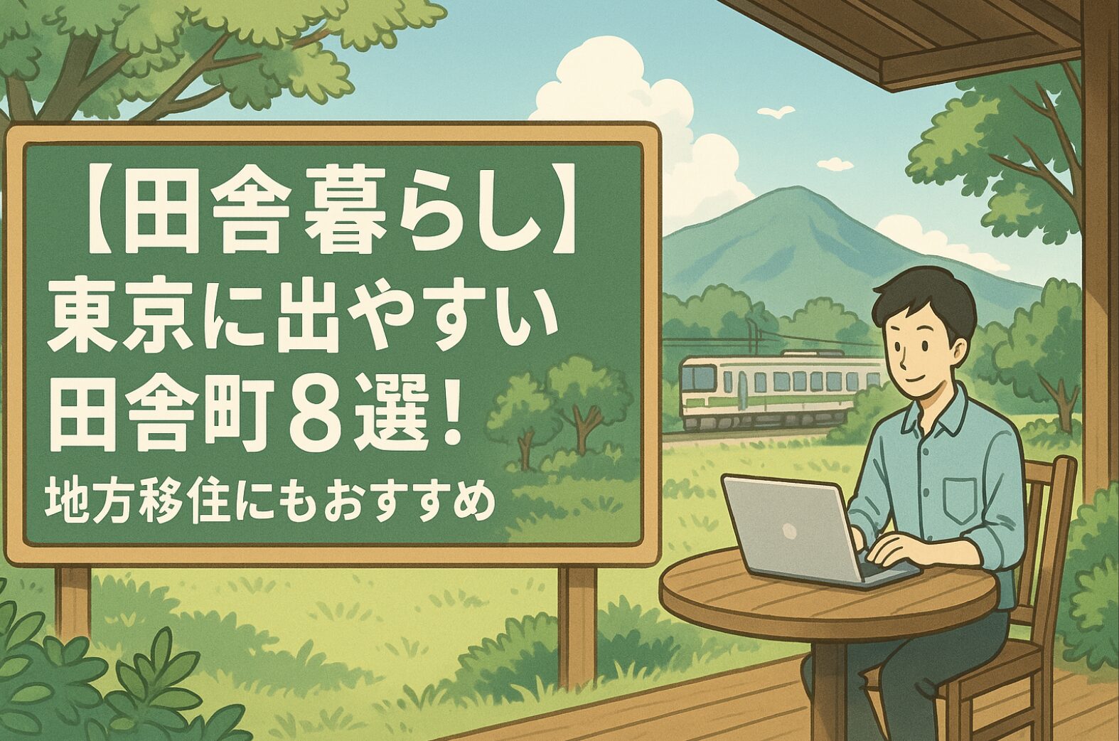 【田舎暮らし】東京に出やすい田舎町8選！地方移住にもおすすめ