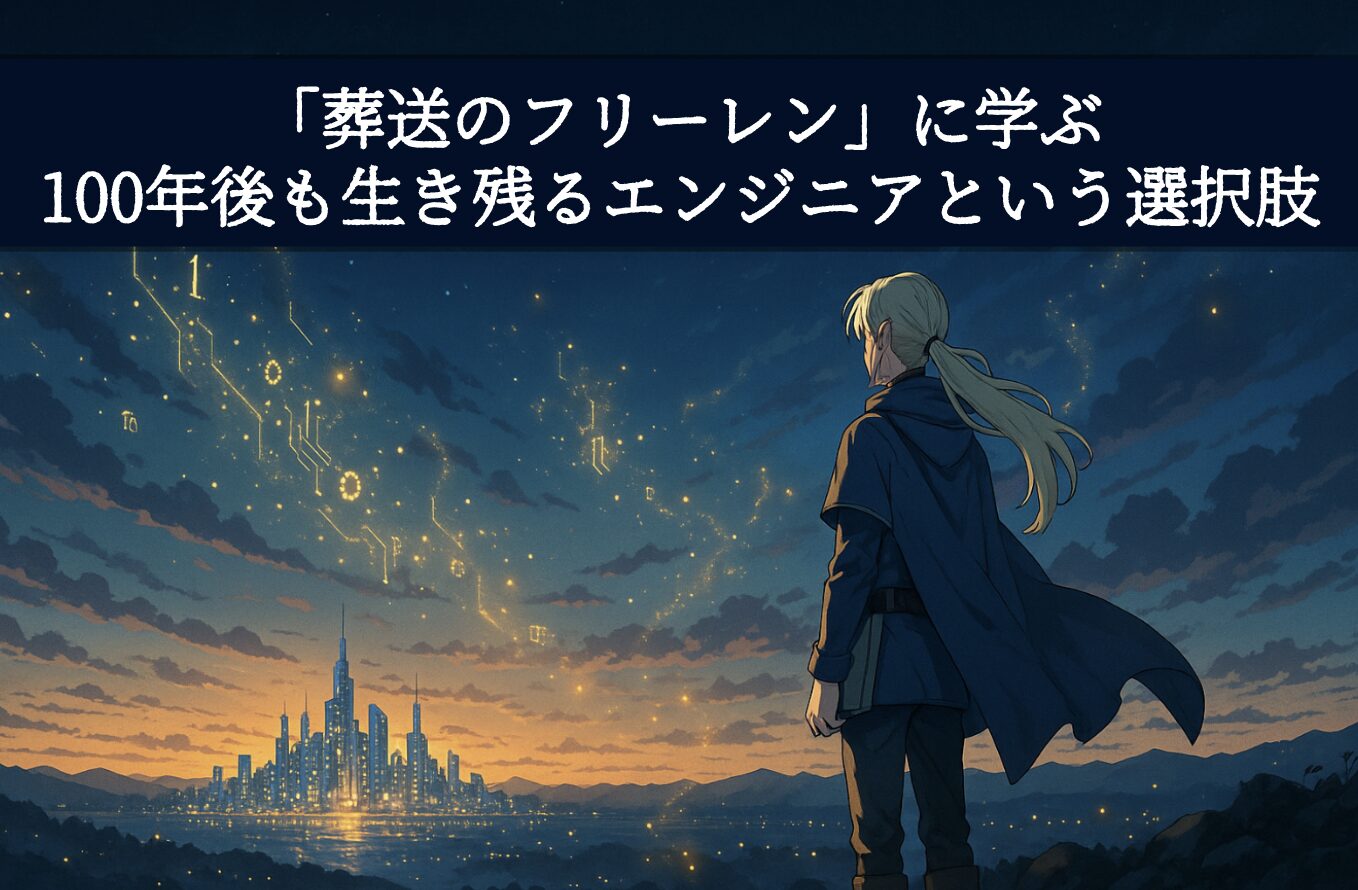 「葬送のフリーレン」に学ぶ、100年後も生き残るエンジニアという選択肢