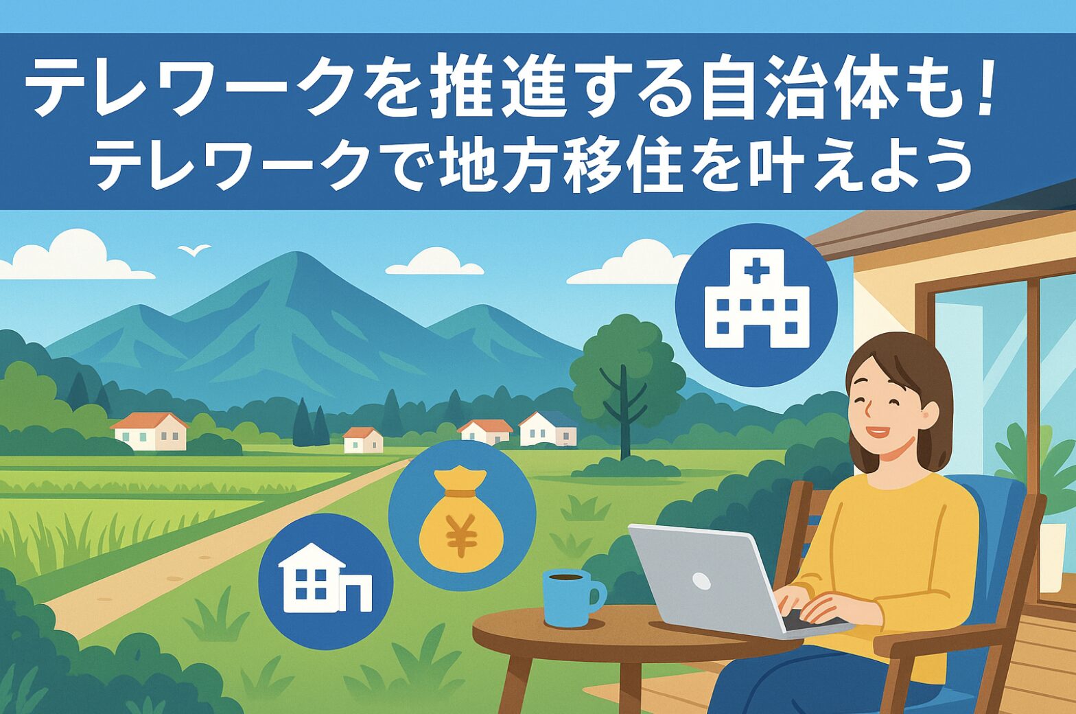 テレワークを推進する自治体も！テレワークで地方移住を叶えよう