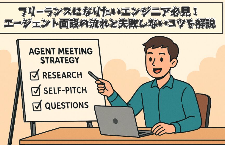 フリーランスになりたいエンジニア必見！エージェント面談の流れと失敗しないコツを解説