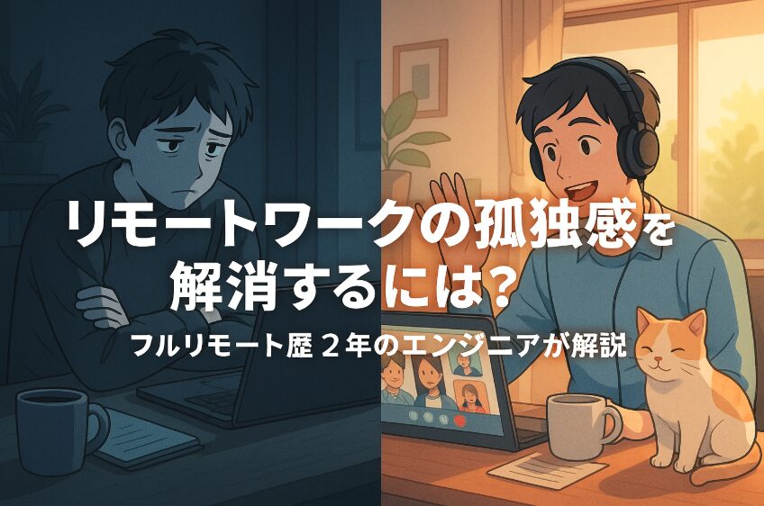 リモートワークの孤独感を解消するには？フルリモート歴2年のエンジニアが解説