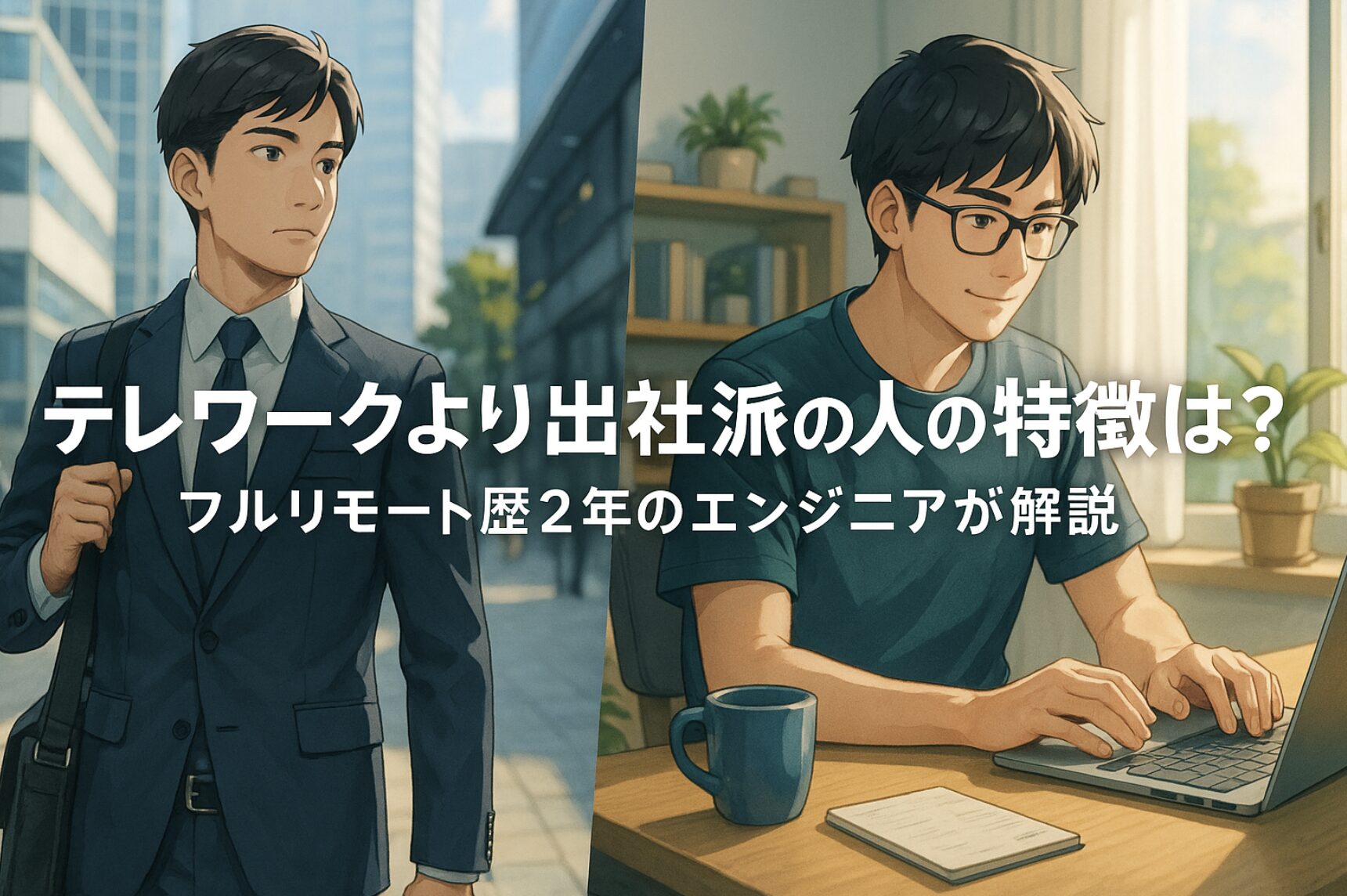 テレワークより出社派の人の特徴は?フルリモート歴2年のエンジニアが解説