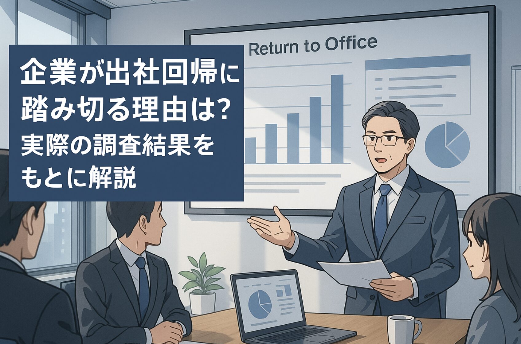 企業が出社回帰に踏み切る理由は?実際の調査結果をもとに解説