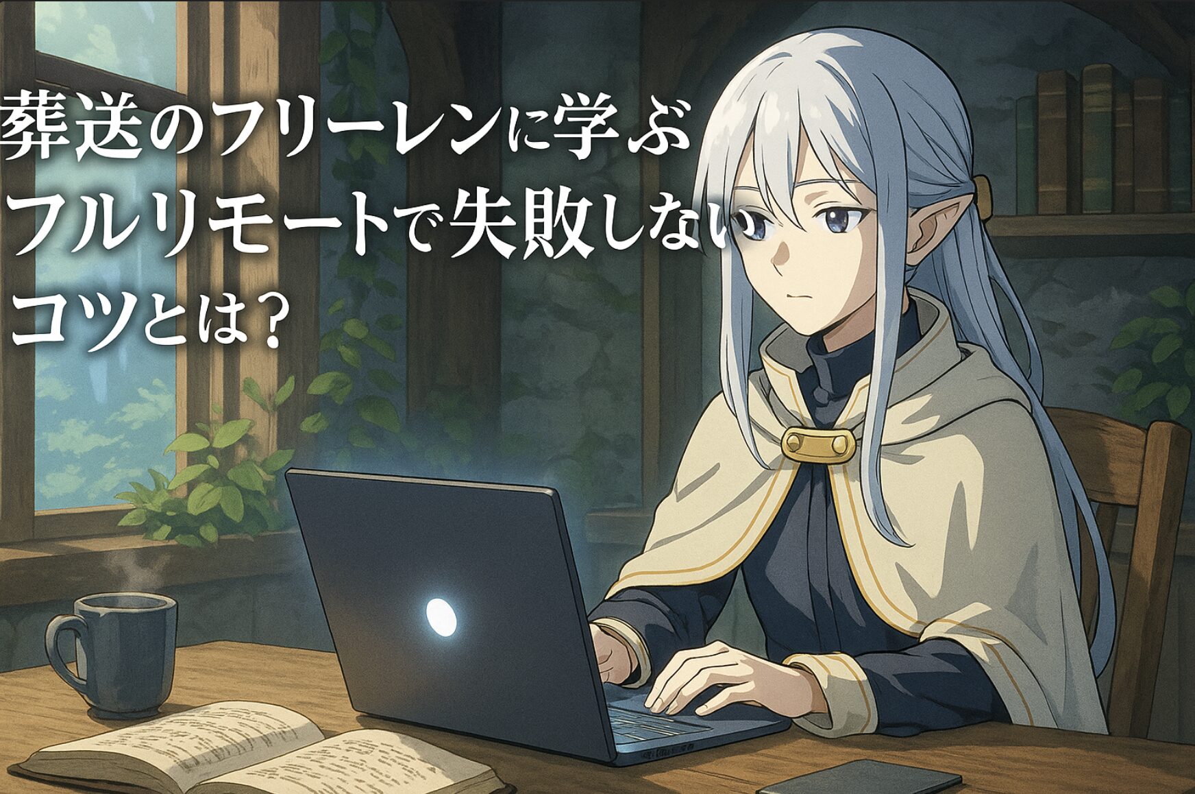 葬送のフリーレンに学ぶフルリモートで失敗しないコツとは？フルリモート歴2年以上のエンジニアが解説