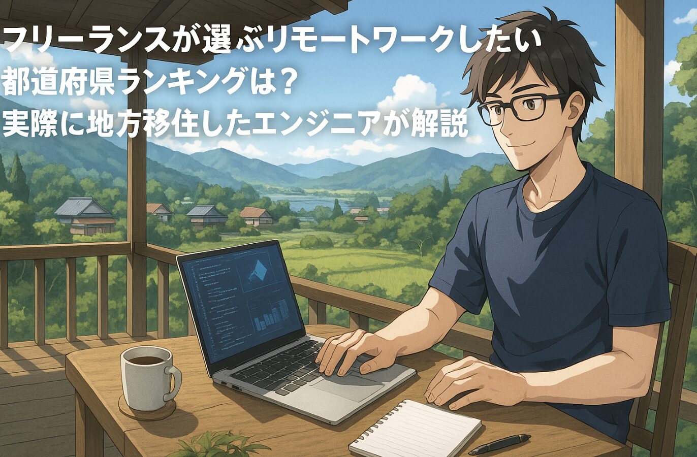 フリーランスが選ぶリモートワークしたい都道府県ランキングは？実際に地方移住したエンジニアが解説