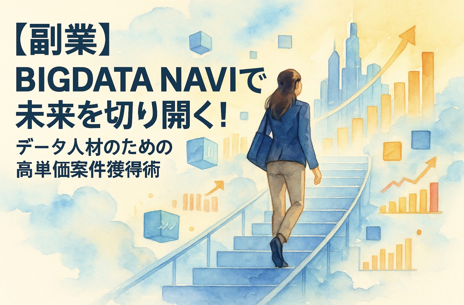 【副業】BIGDATA NAVIで未来を切り開く!データ人材のための高単価案件獲得術